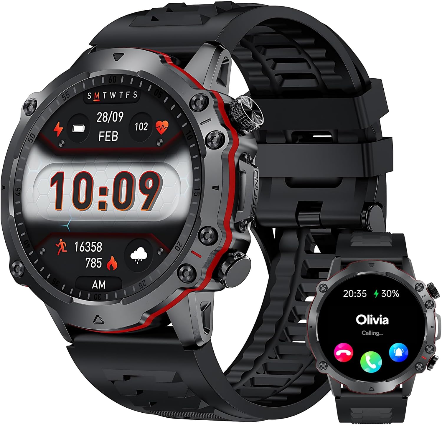 Smartwatch Rugged Pro AMOLED AOD per uomo e donna: un gadget rivoluzionario per la tua salute e attività